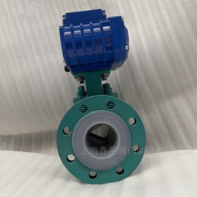 电动V型衬PFA切断阀