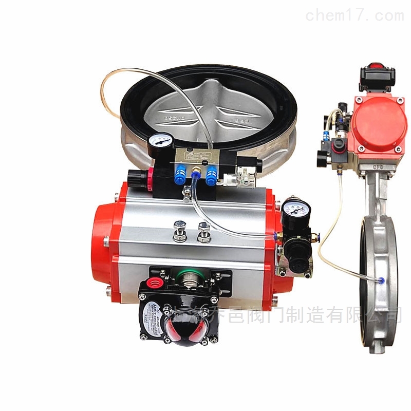 膨胀式气动不锈钢蝶阀